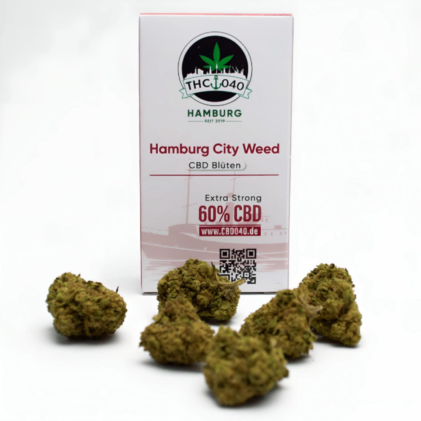 Hamburg City Weed 60% Extra Strong CBD Blüten für Händler im B2B-Shop