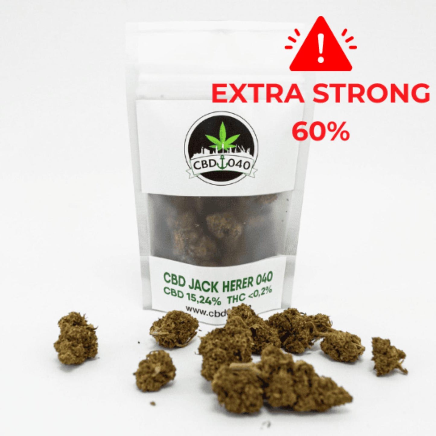 Jack Herer CBD Blüten für Händler mit 60% CBD