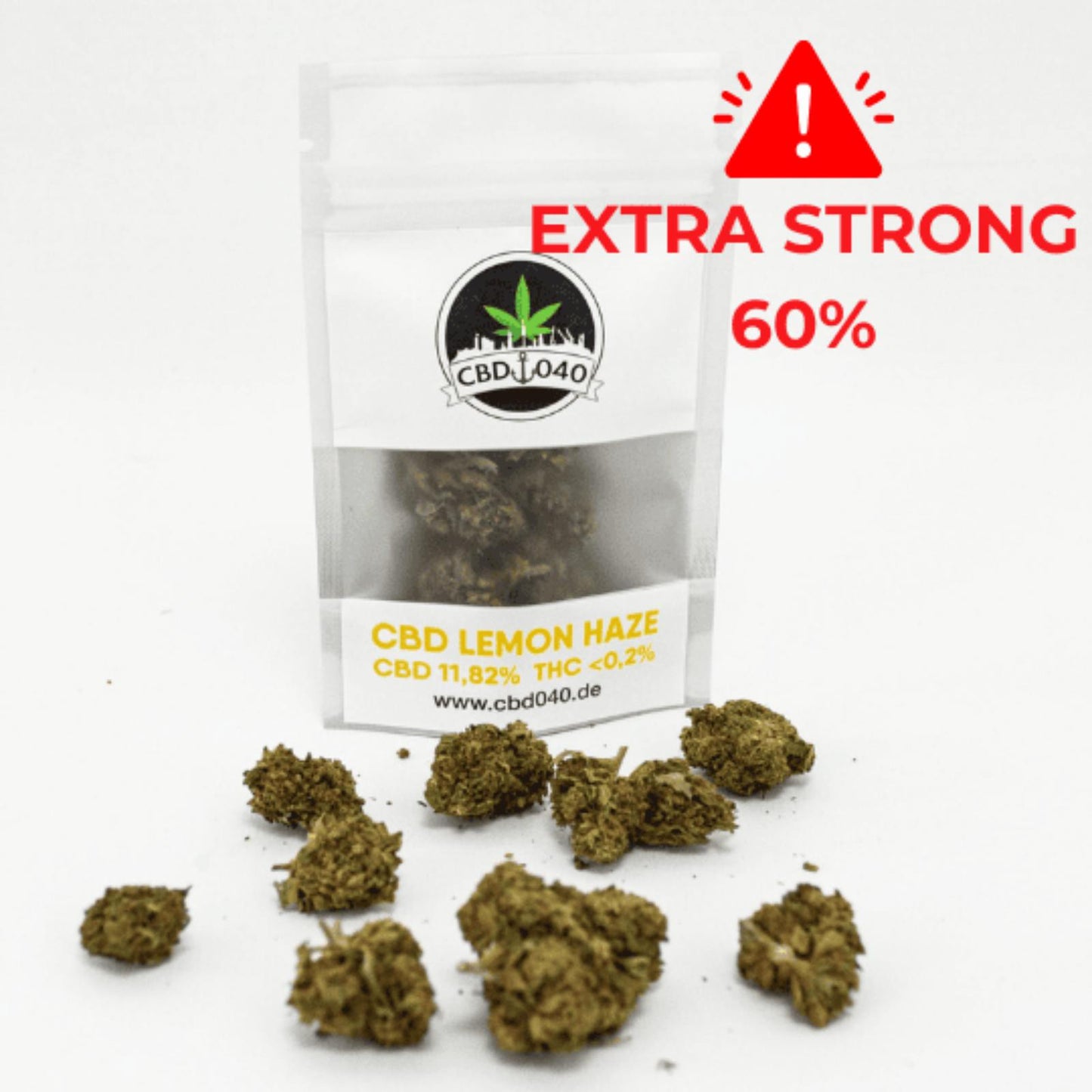 Lemon Haze Extra Strong 60% CBD Blüten für Händler im B2B-Shop