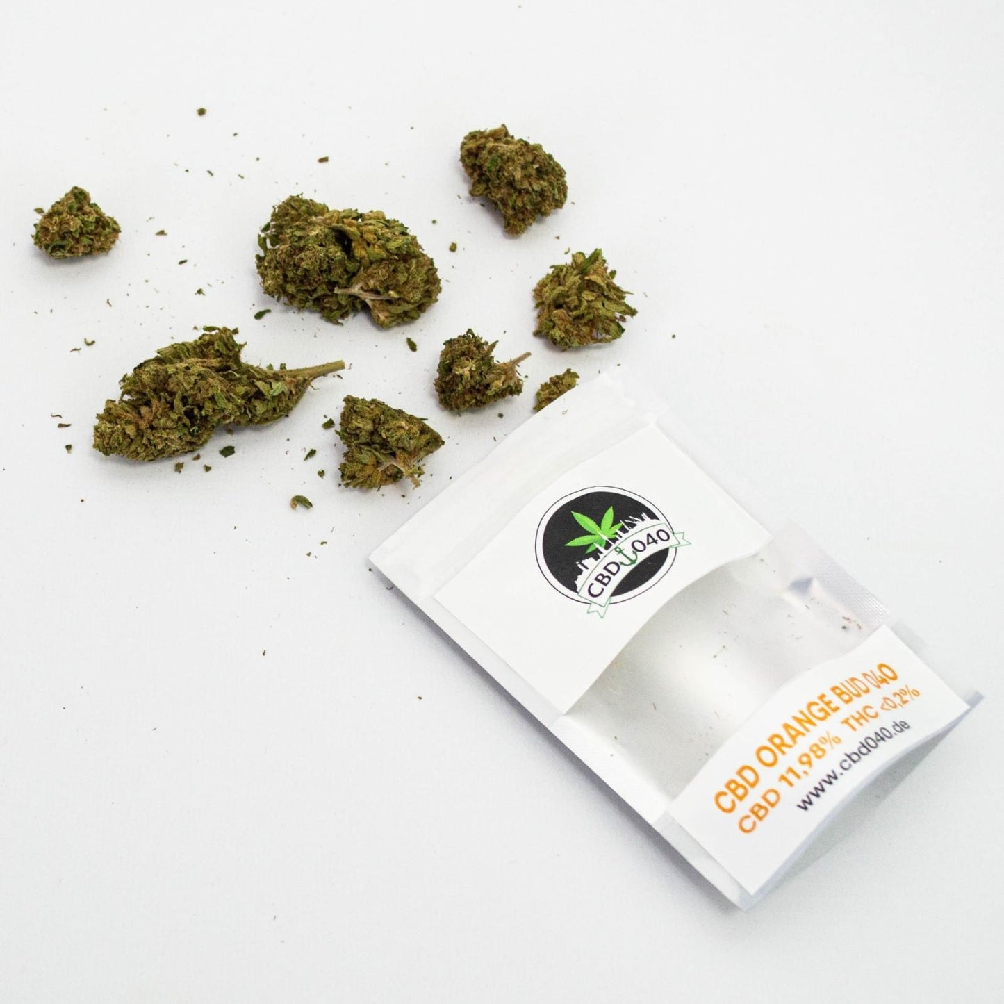 Orange Bud CBD Blüten 11,98% CBD für Händler im B2B-Shop