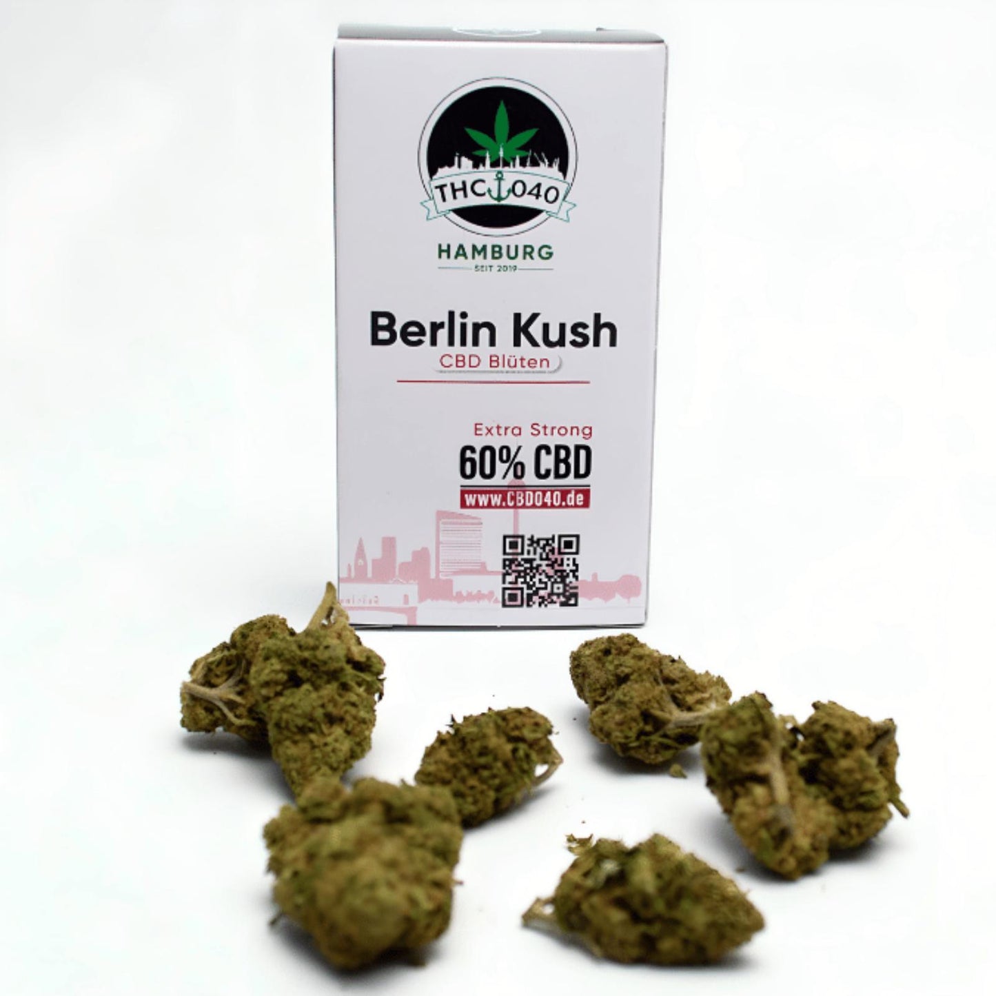 Berlin Kush Extra Strong 60% CBD – CBD Blüten für Händler