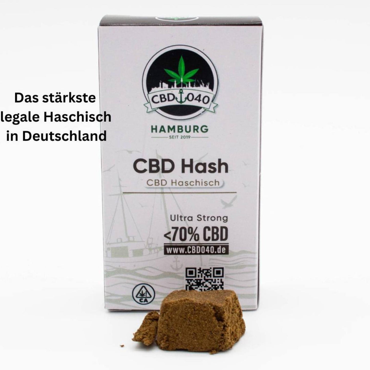 CBD Hasch Ultra Strong 70% CBD für Händler im B2B-Shop Vorderansicht