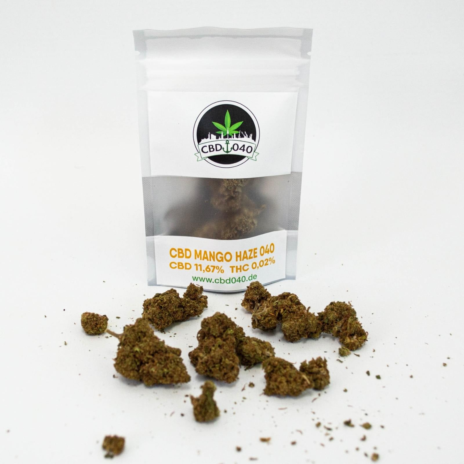 Mango Haze CBD Blüten für Händler im B2B-Shop Vorderansicht
