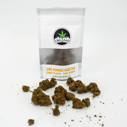 Mango Haze CBD Blüten für Händler im B2B-Shop Vorderansicht