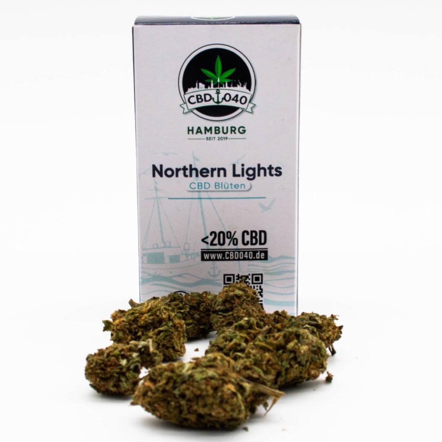 Northern Lights CBD Blüten für Händler im B2B-Shop Vorderansicht