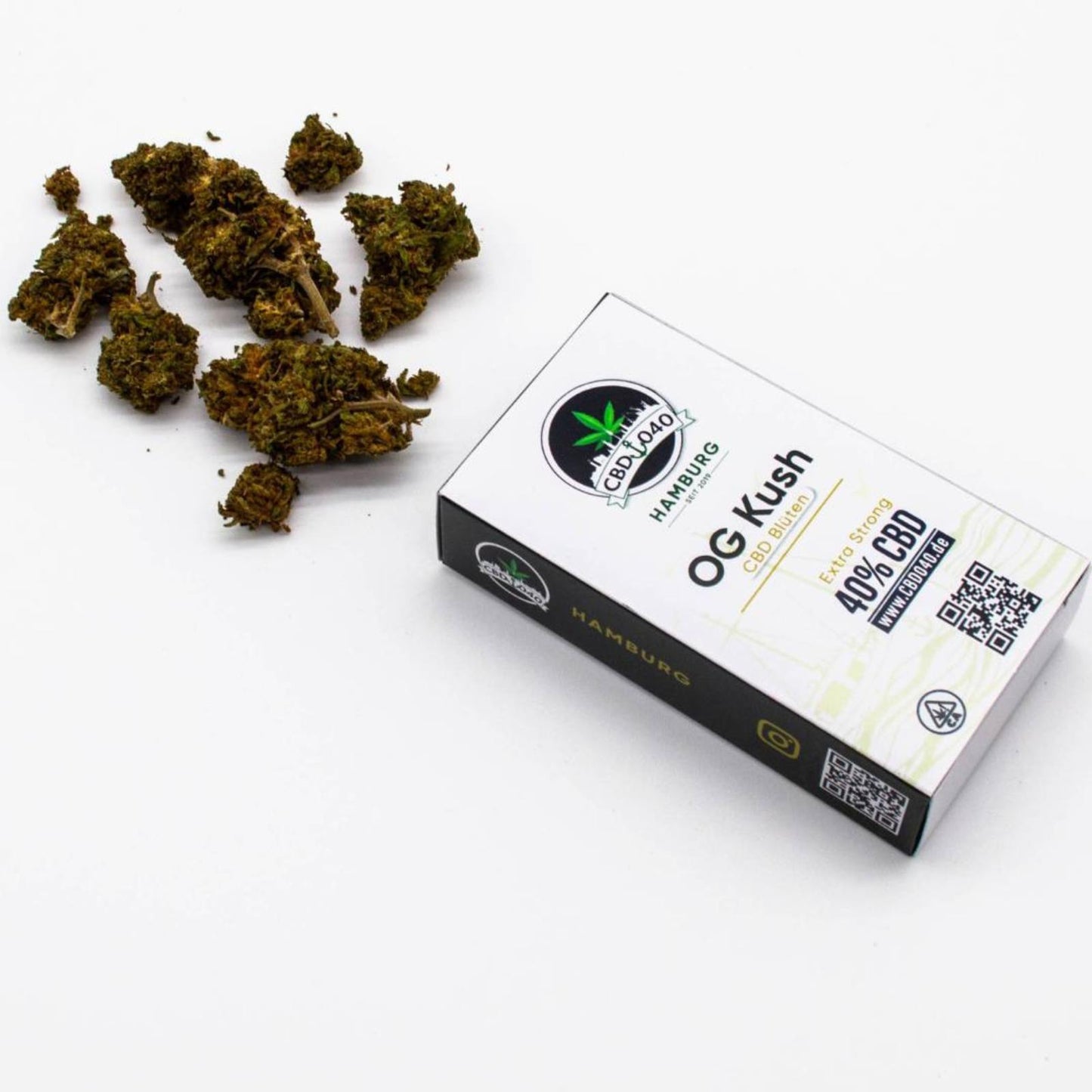 OG Kush Extra Strong 40% CBD Blüten für Händler im B2B-Shop
