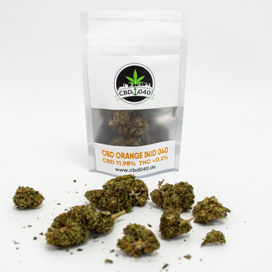 Orange Bud CBD Blüten 11,98% CBD für Händler im B2B-Shop