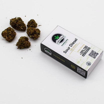 Sour Diesel CBD Blüten für Händler im B2B-Shop